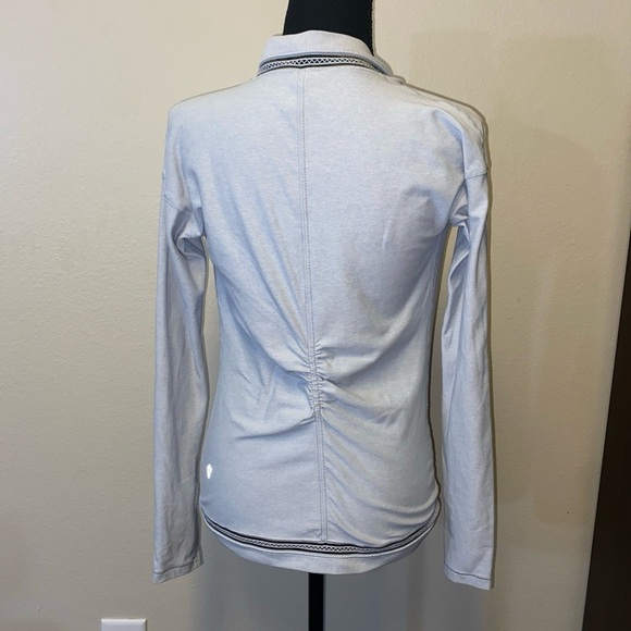 Lululemon Ivivia Long Sleeve Top Girls Light Blue - Picture 5 of 6